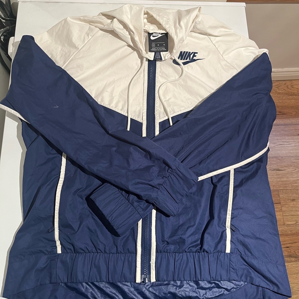 Nike Navy Hooded windbreaker Jacket